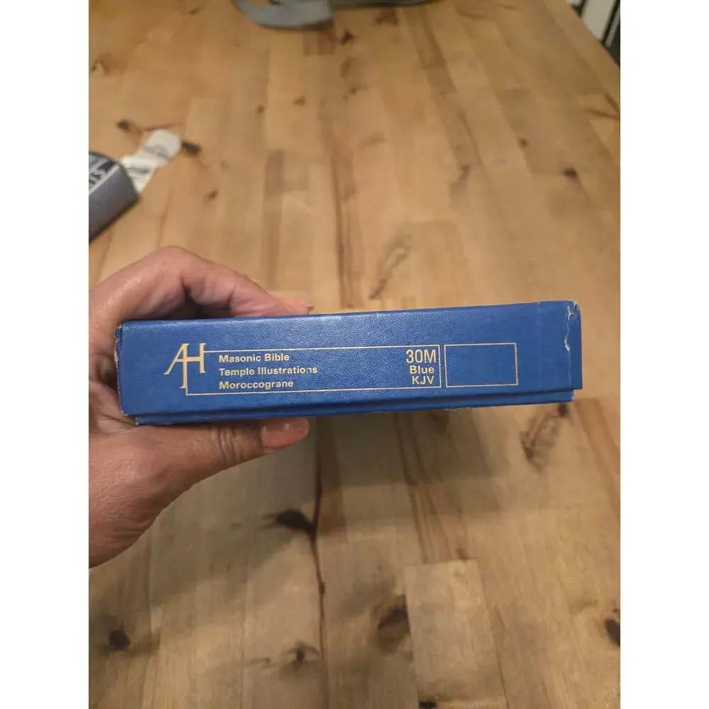 Vintage Holman Masonic Bible King James Version Excellent Condition Original Box